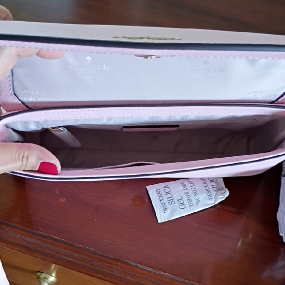 NWOT Kate Spade Bubblegum Pink Envelope Bag - Picture 8 of 10